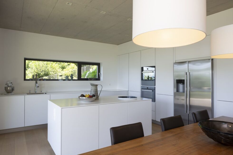 Cucina a isola e pranzo
